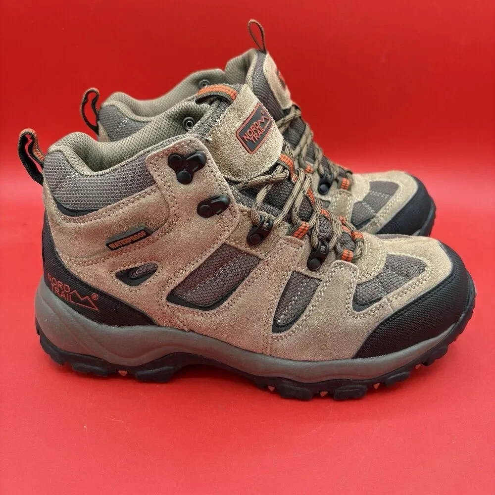 Nord Trail Mens Mt. Washington Waterproof High Top Hiking Boot Worn Once Size 8M
